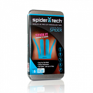 SpiderTech Lower Back Spider Blue 6 шт.